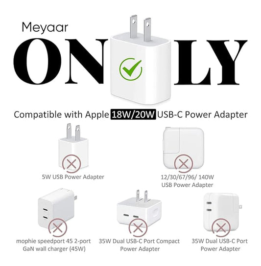 4 in 1 Silicone Case for Apple 20W USB-C Power Adapter Protective Cover for Apple iPhone Charger 20W/18W Adapter with Spiral Wire Saver (Charger Not Included)